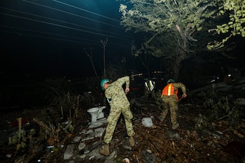 Las llamas obligaron a movilizar