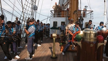 Así lucía el Buque Escuela