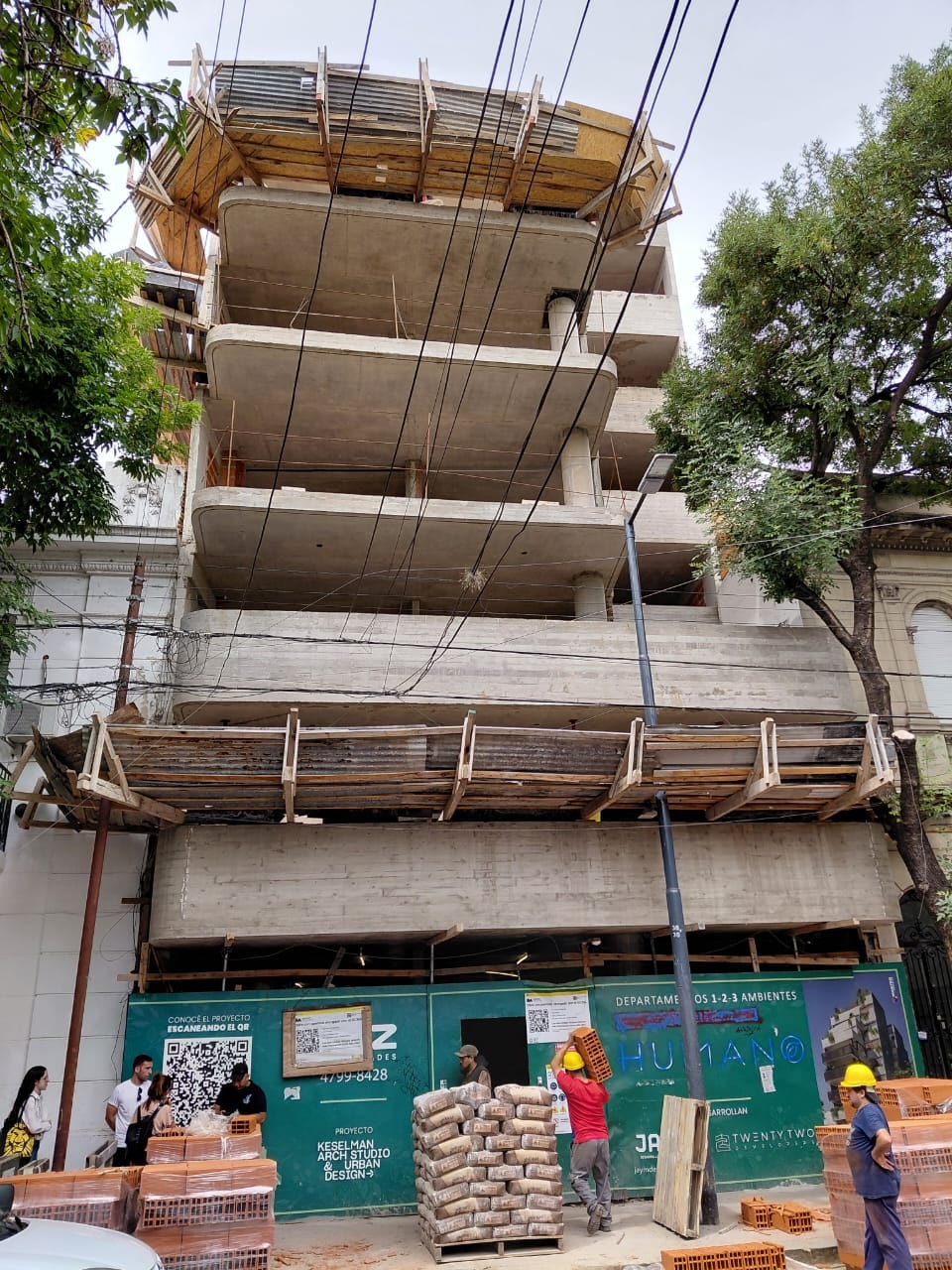 La construcción clausurada