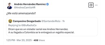 El cónsul de Colombia en