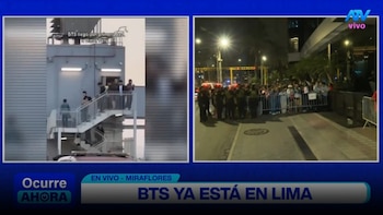BTS llegó a Lima y las ARMY no se mueven del hotel pese al llamado a respetar su privacidad: “Tenemos fe que van a salir”