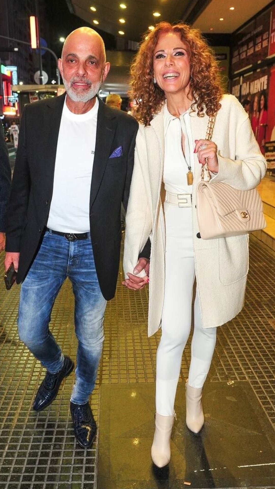 Iliana Calabró y su pareja, Luis De Stéfano