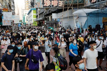 Hong Kong tuvo menos de