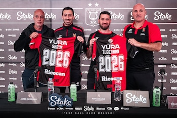 Los argentinos Matías Sarue (director deportivo) y Nicolás Zuberman (scout) se sumaron a Melgar para planificar la temporada 2027. - créditos: Melgar