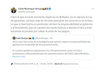 La exfuncionaria de Petro cazó