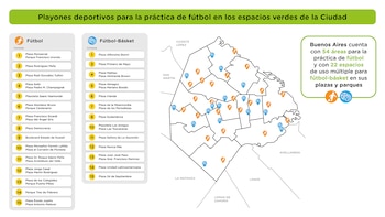El mapa para jugar al
