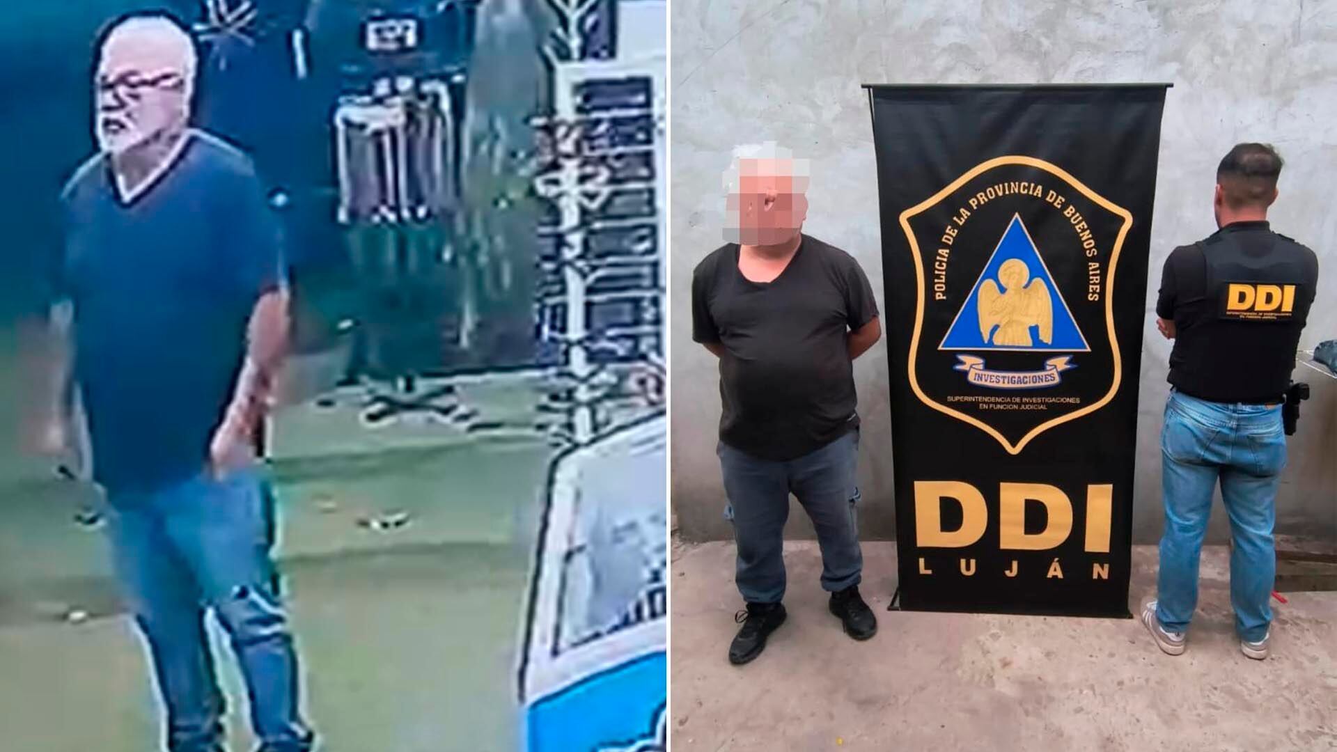 El detenido por robar y balear a un vecino de Marcos Paz