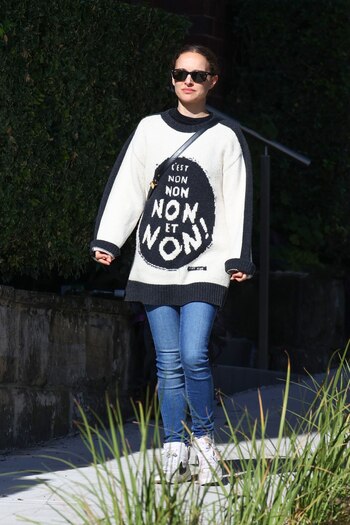 Natalie Portman dio un paseo