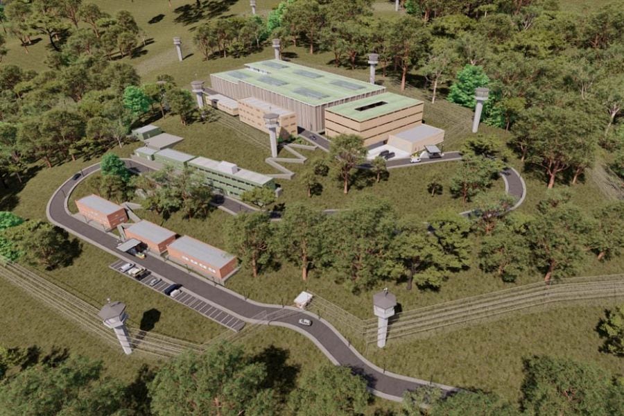 La cárcel metropolitana para sindicados registra un avance físico del 35%, según información entregada por la Alcaldía de Medellín. - crédito: Alcaldía de Medellín