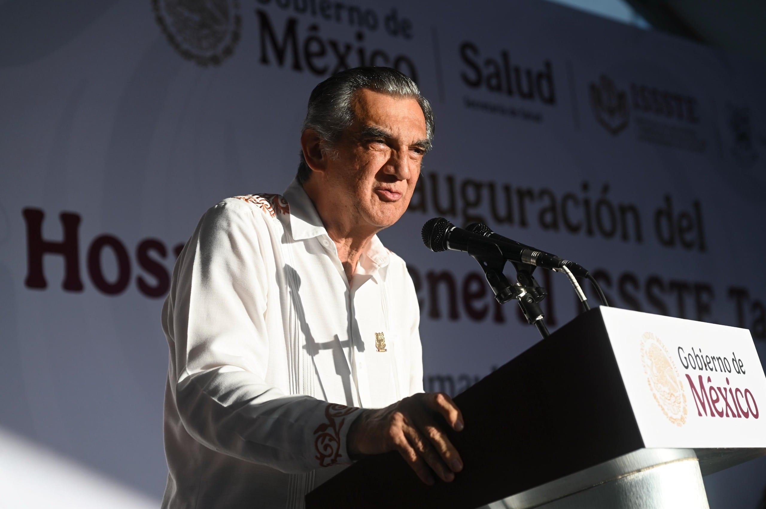 El gobernador de Tamaulipas, Américo Villarreal, también ha sido señalado por perder su visa.
Crédito: Presidencia