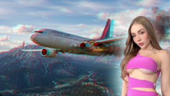 Maya Nazor vive momento de terror en avión donde viajaba: el motor explotó en el aire