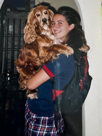 "Su sonrisa, de chiquita y