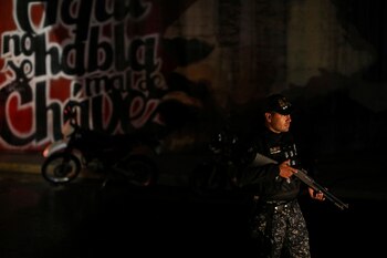 Un miembro de las FAES