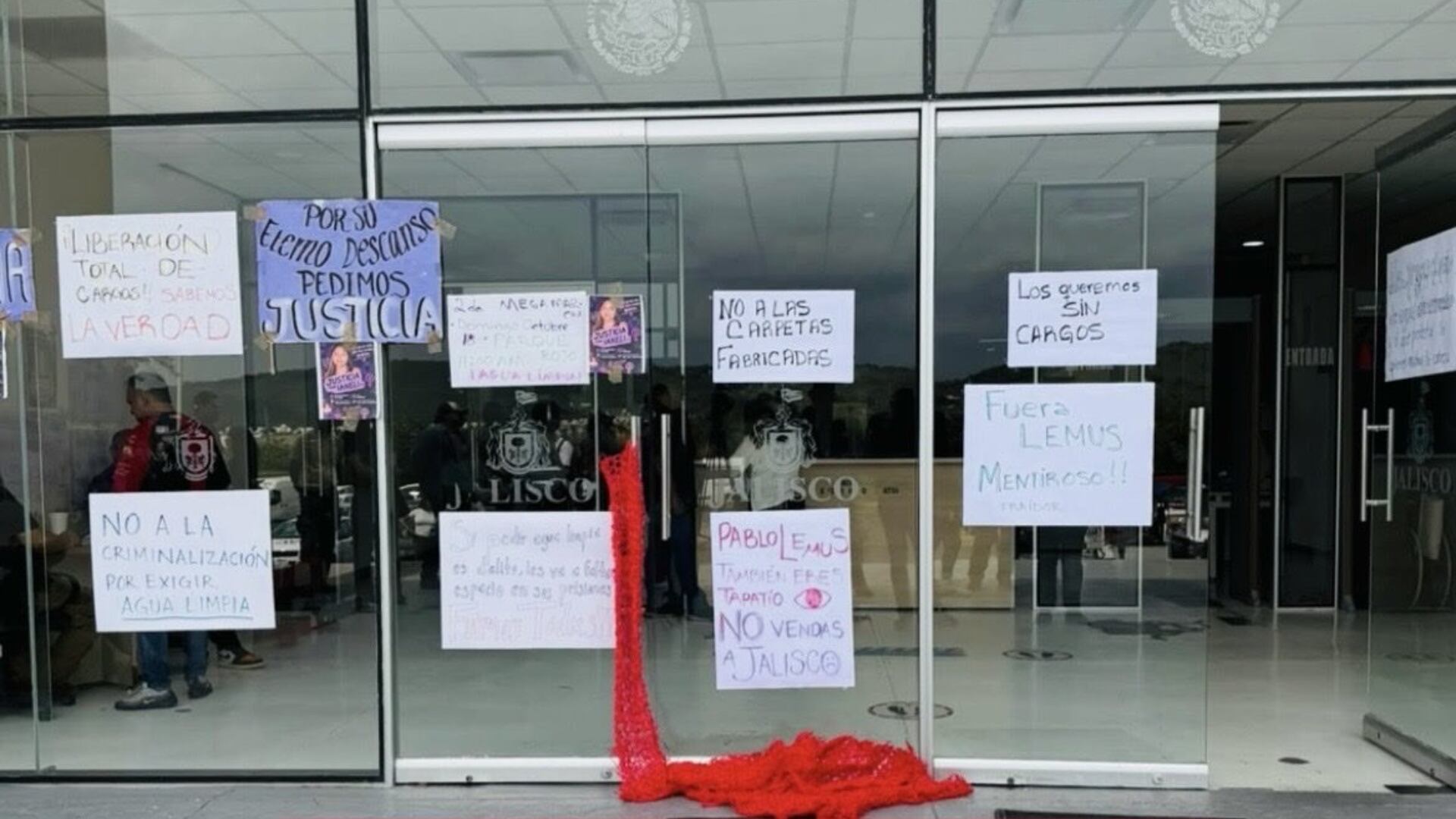 Colectivos piden retirar cargos a manifestantes vinculados a proceso tras participar en marcha por agua en Jalisco