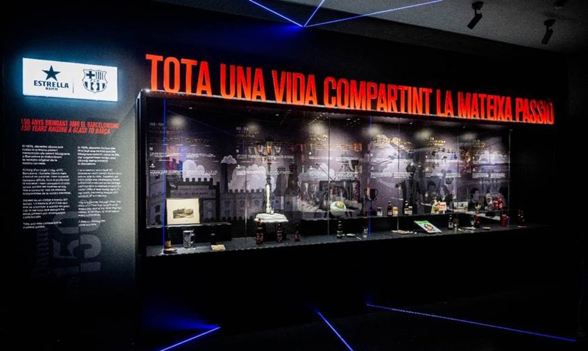 Estrella Damm inaugura un espacio en el Museo del Barça por su 150 aniversario