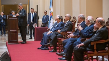 Masivo homenaje del poder judicial