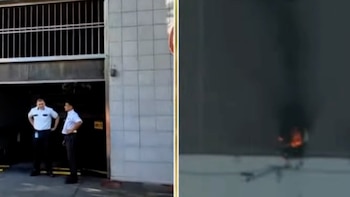 La imagen de las llamas