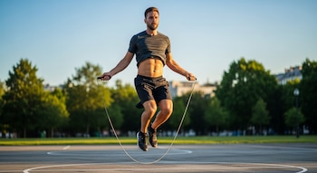 Saltar la cuerda lidera el