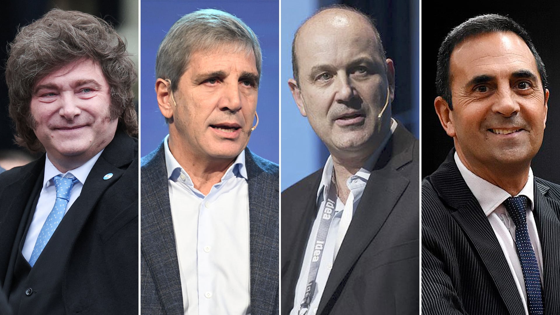 Javier Milei, Luis Caputo, Federico Sturzenegger y Julio Cordero, personajes clave en la reforma laboral