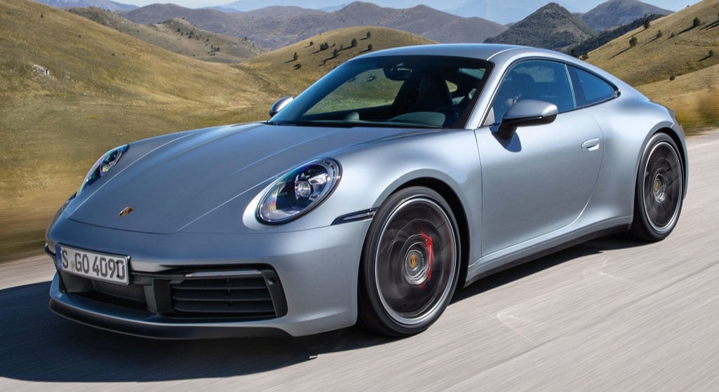 Un Porsche 911 Carrera, valuado en casi medio millón de dólares, como el que figura entre los vehículos decomisados por la Justicia