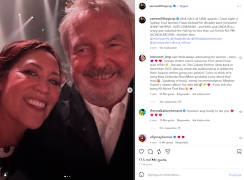 El último selfie que publicó Sam Neill