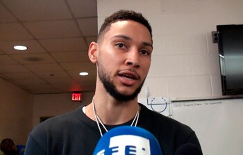 El base australiano de los Sixers de Filadelfia, Ben Simmons. EFE/Marcelino Benito/Archivo