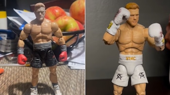 Fan creó un muñeco de Canelo Álvarez (IG/ @falconcustoms)