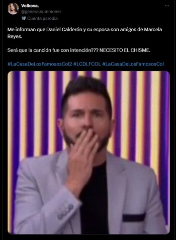 'La Piratia', canción interpretada por Calderón, generó debates sobre su conexión con romances en el reality show - crédito redes sociales