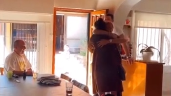 Captura del video del reencuentro