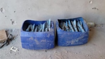 Ejército incauta 69 explosivos caseros en Sinaloa: criminales planeaban lanzarlos desde drones