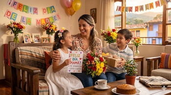El Día de la Madre en Colombia se celebrará el domingo 10 de mayo de 2026, según lo establece la Ley 28 de 1925 - crédito Visuales IA