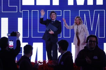 El presidente argentino, Javier Milei,