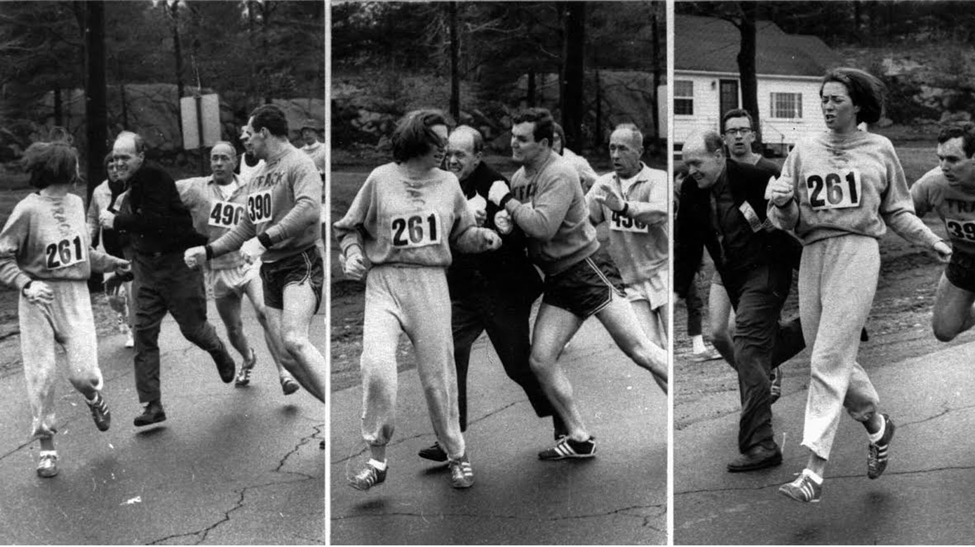 El ingreso de Kathrine Switzer con el número 261 en la Maratón de Boston de abril de 1967 desafió la exclusión de mujeres en competiciones deportivas