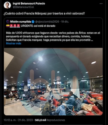 Este fue el dardo que