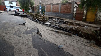 Chaclacayo: viviendas destruidas, pistas intransitables