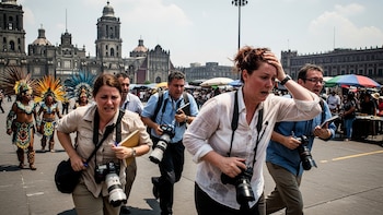 El reto viral de periodistas ingleses en CDMX por la altitud previo al partido México vs Inglaterra