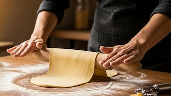 Esta receta de farfalle con
