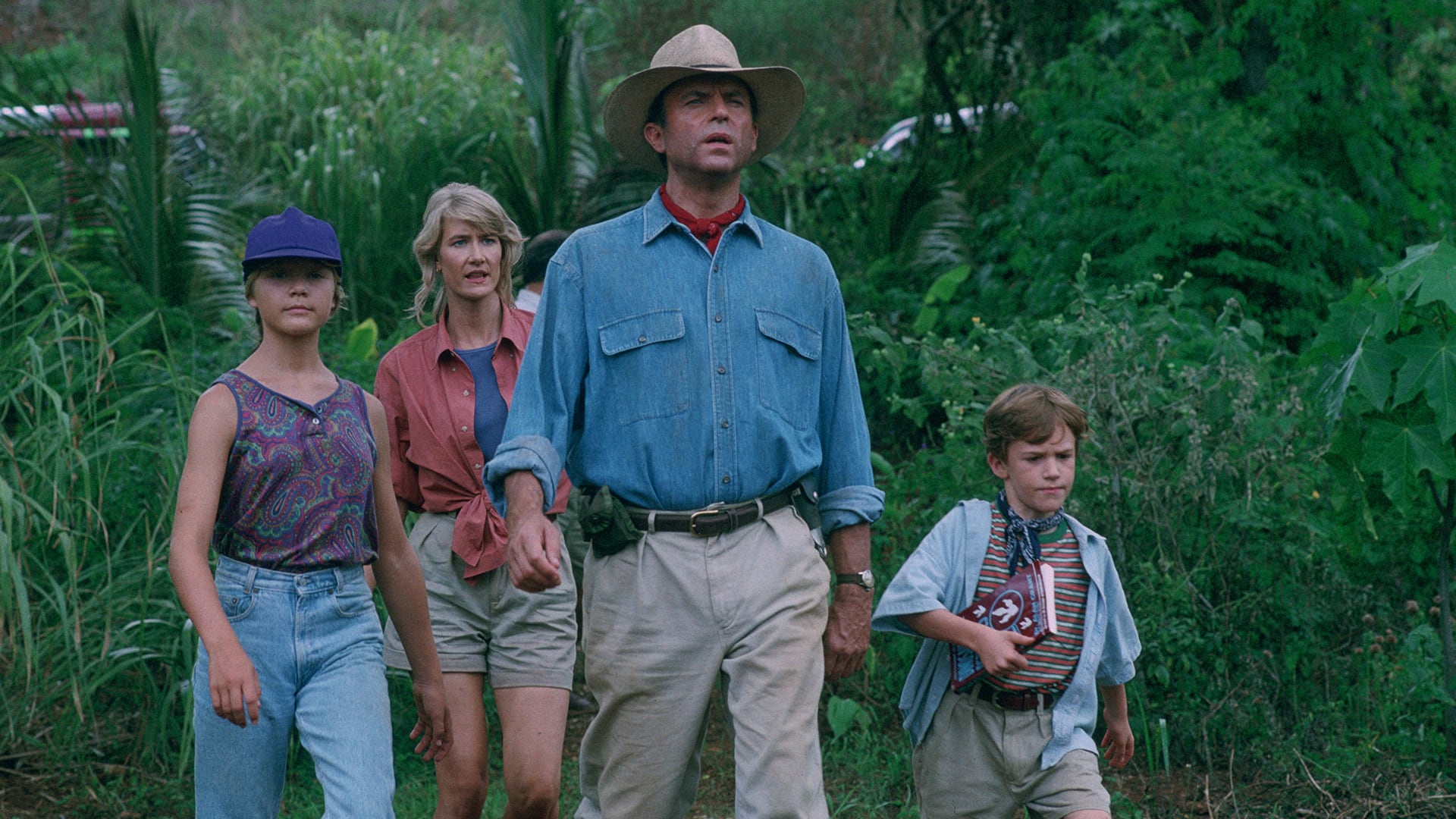 Jurassic Park utilizó locaciones de Costa Rica para proyectar el ambiente selvático de la cinta.