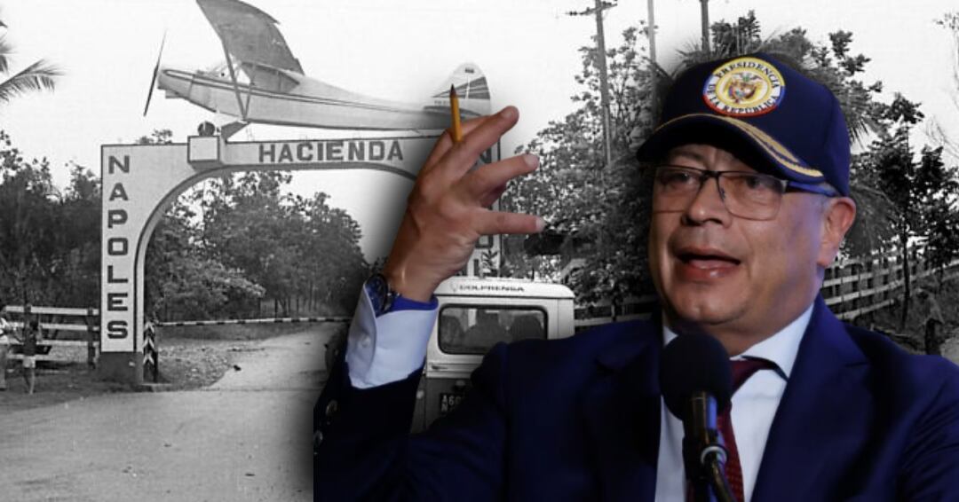 El presidente Gustavo Petro recordó el problema de salud pública que generó la acumulación de animales en la Hacienda Nápoles - crédito Colprensa y Mauricio Dueñas Castañeda/EFE