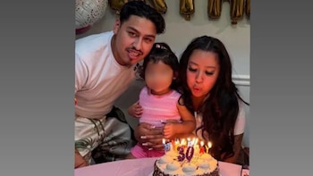 Alejandro Rafael Rodríguez, Xiomara Herrera y la pequeña Ariana Rodríguez Herrera, la familia de origen salvadoreño que falleció tras el trágico siniestro vial en Virginia.