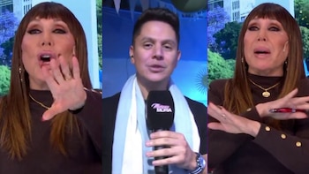 Moria Casán frenó en vivo a su cronista por asociarla con una cábala para el partido de Argentina: “¡No, no, no!”