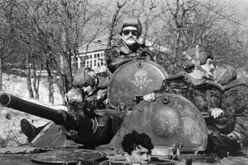 Tropas soviéticas a bordo de