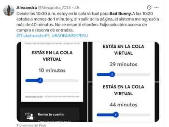 Colas virtuales y espera interminable: