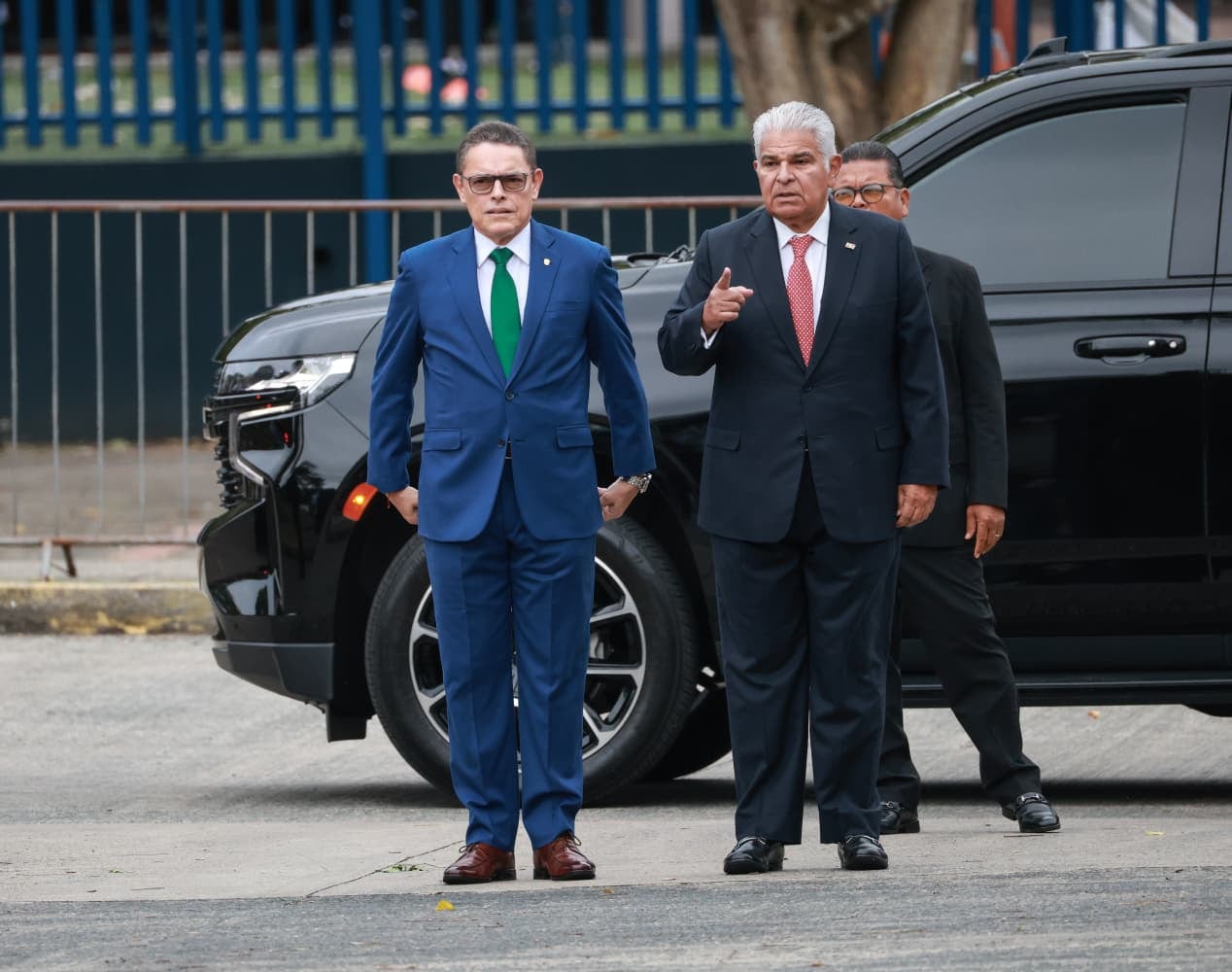 El presidente José Raúl Mulino participó en la ceremonia de incorporación de 1,386 nuevos agentes de la Fuerza Pública en la sede del Ministerio de Seguridad. Cortesía