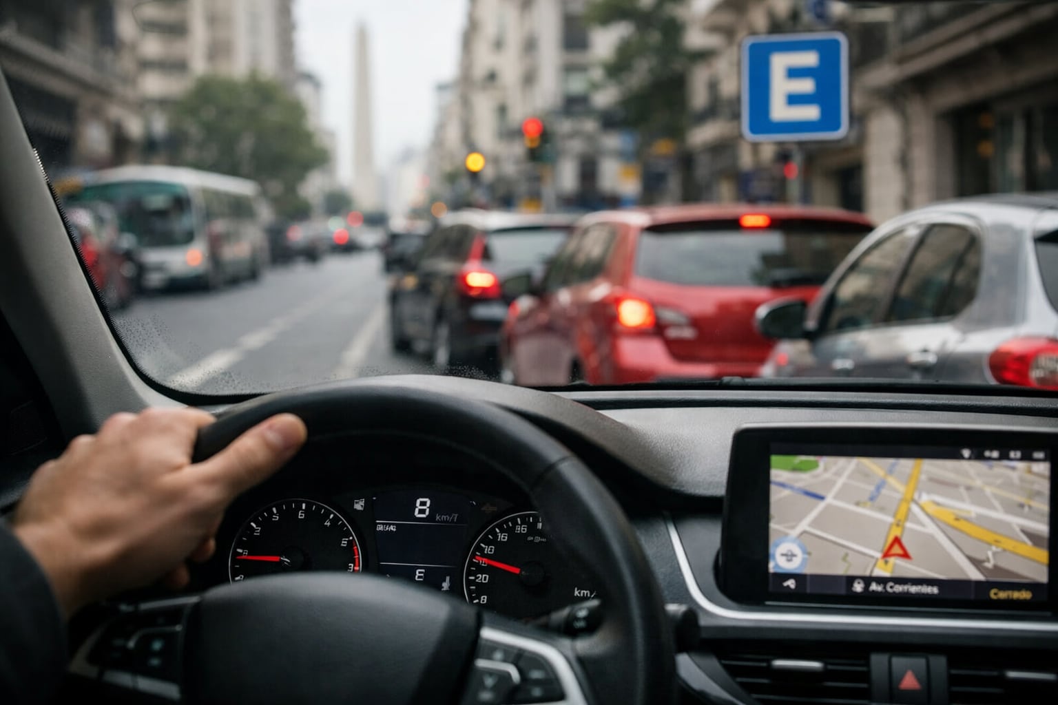 Una persona pierde alrededor de siete días al año en buscar estacionamiento, según explicó Emmanuel Ferrario sobre la movilidad urbana (Imagen Ilustrativa Infobae)