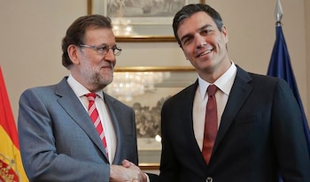 Mariano Rajoy y Pedro Sánchez