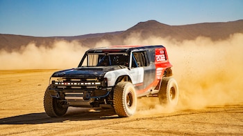 El prototipo de la nueva Ford Bronco en su versión de carreras.
