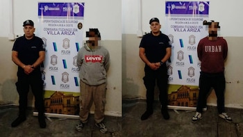 Los dos hombres, de 39 y 31 años, fueron detenidos tras una serie de allanamientos en Ituzaingó