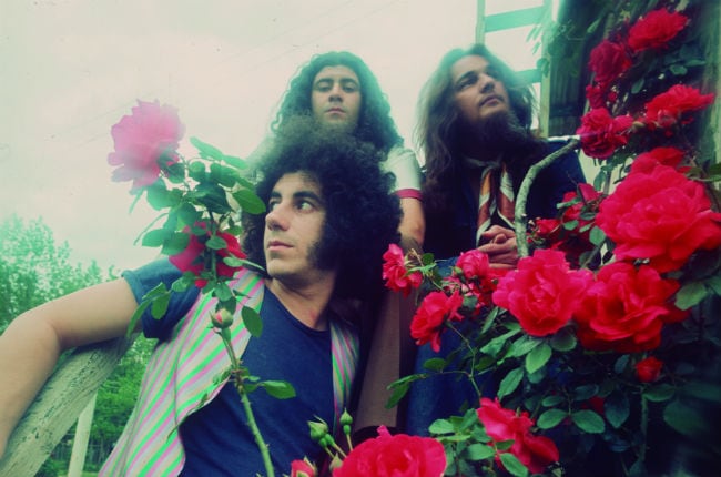 Moro, junto a Rinaldo Raffanelli y Edelmiro Molinari en Color Humano