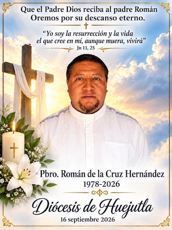 Román de la Cruz Hernández fue párroco de Santa Cruz desde septiembre de 2024 y también coordinaba la Pastoral Profética de la Diócesis de Huejutla. (Crédito: facebook|Diócesis de Huejutla)